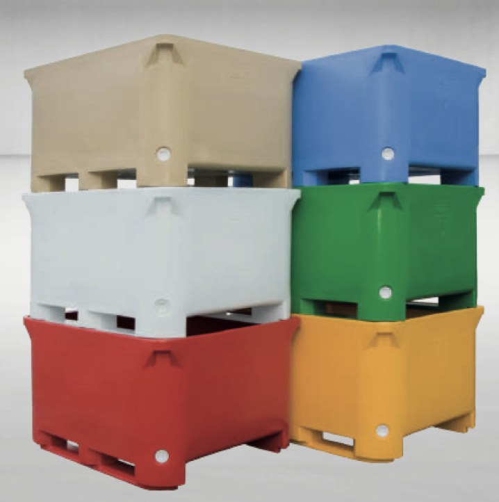 Conteneurs isothermes ESB empilables, différents coloris
